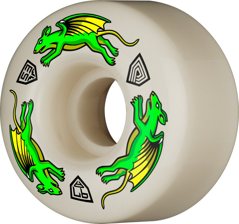 Powell Dragon Formula Nano Rats V4 Wide 53mm X 34mm 97a (set Of 4)