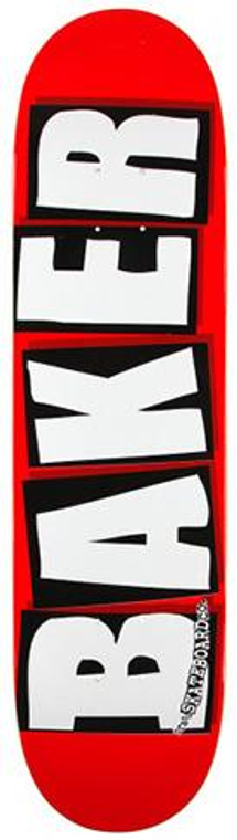 Baker Team Brand Logo White Deck 8.60 - Skateboard Deck