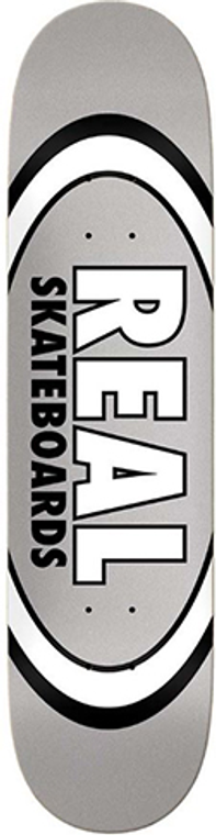 Real Team Classic Oval Silver Deck 7.75 - Skateboard Deck