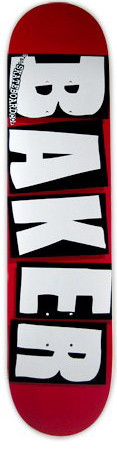 Baker Team Brand Logo White Deck 7.56 - Skateboard Deck