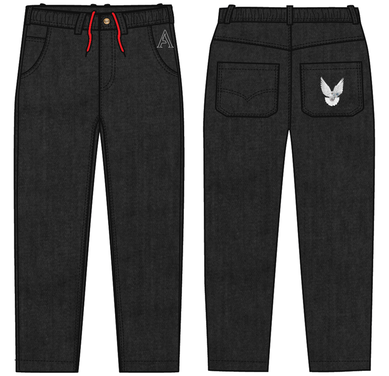 April Washed Black Dove Jeans 32