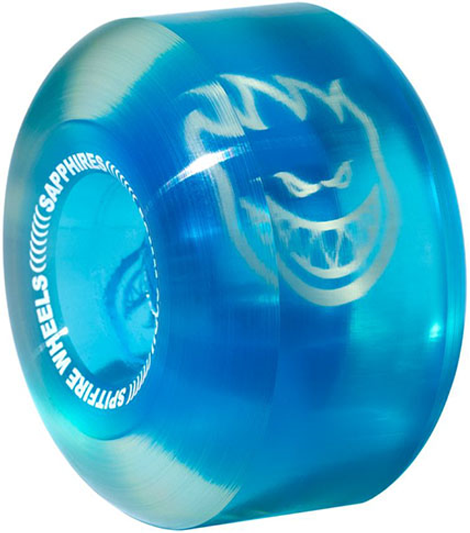 Spitfire Sapphires Clear Blue 56mm 90d (set Of 4) - Skateboard Wheels
