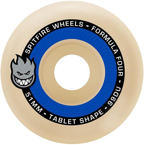 Spitfire Formula Four Tablets 53mm 99d (set Of 4) - Skateboard Wheels
