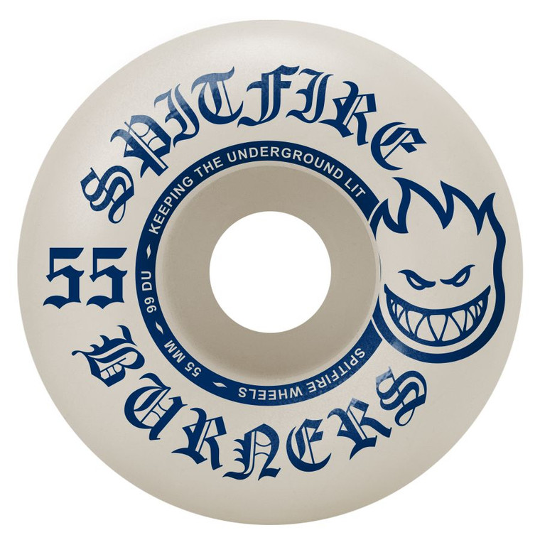 Spitfire Burners 55m 99d (set Of 4) - Skateboard Wheels