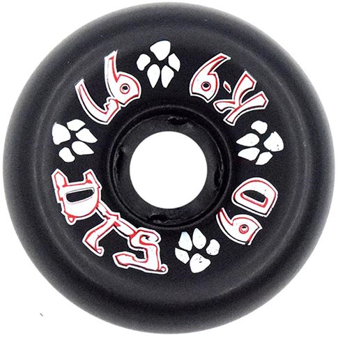 Dogtown K-9 80's Black Wheels 60mm 97a (set Of 4) - Skateboard Wheels