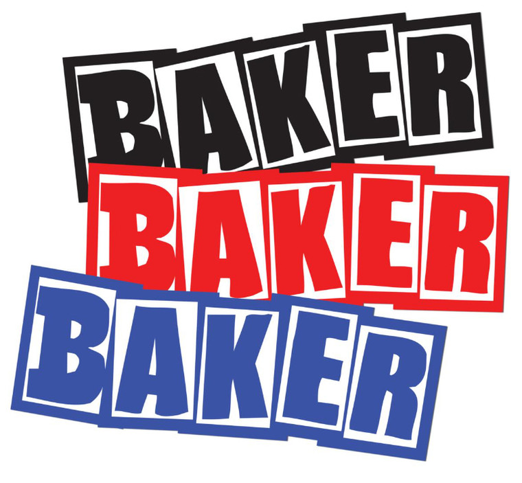 Baker Brand Logo Sm Sticker