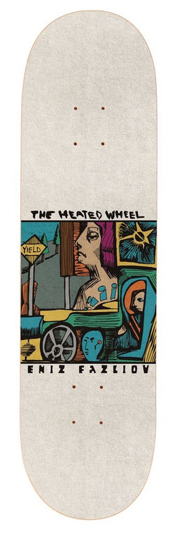 The Heated Wheel Eniz Fazliov Yield Deck 8.25 - Skateboard Deck