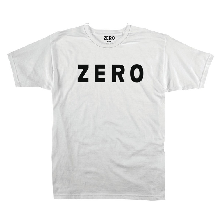 Zero Army White Ss L - Skateboard Tshirt