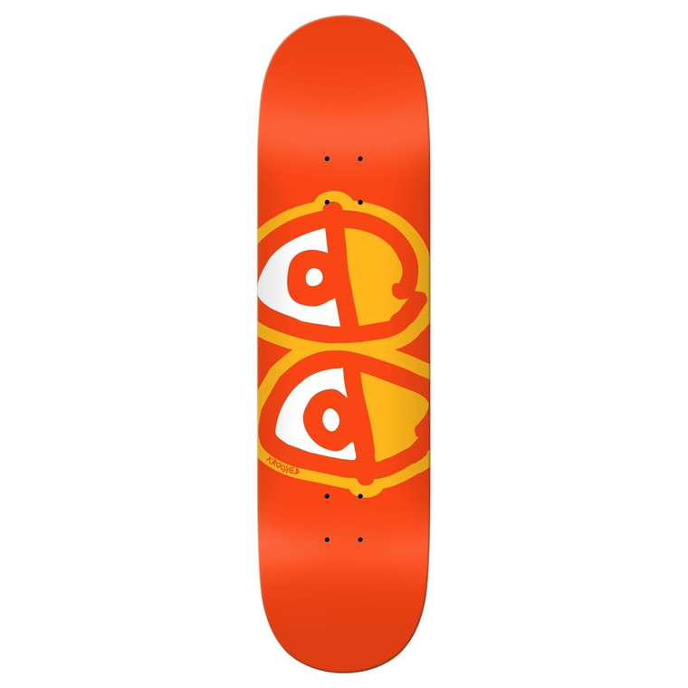 Krooked Team Eyes Orange Deck 8.25 -  Skateboard Deck