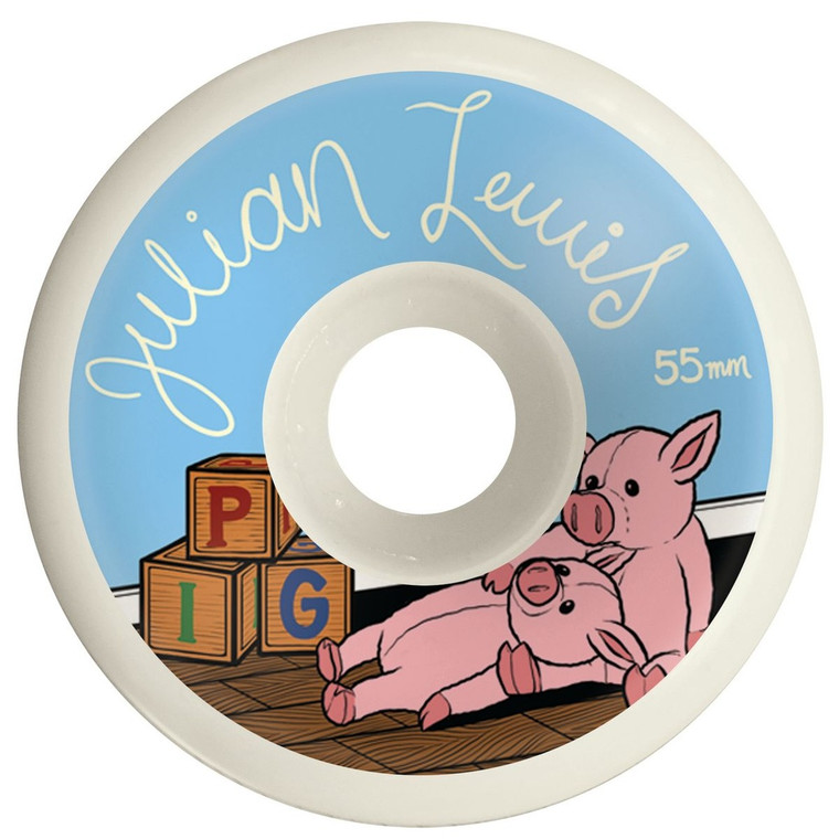 Pig Julian Lewis Piggies 55mm 97a (set Of 4) - Skateboard Wheels