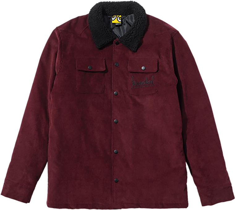Krooked - Skript Jacket Jacket L-burgundy