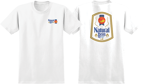 Antihero - Natty Revs Ss M-white - Skateboard Tshirt