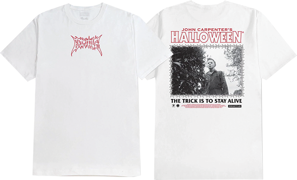 Primitive - Stay Alive Ss Xl-white - Skateboard Tshirt