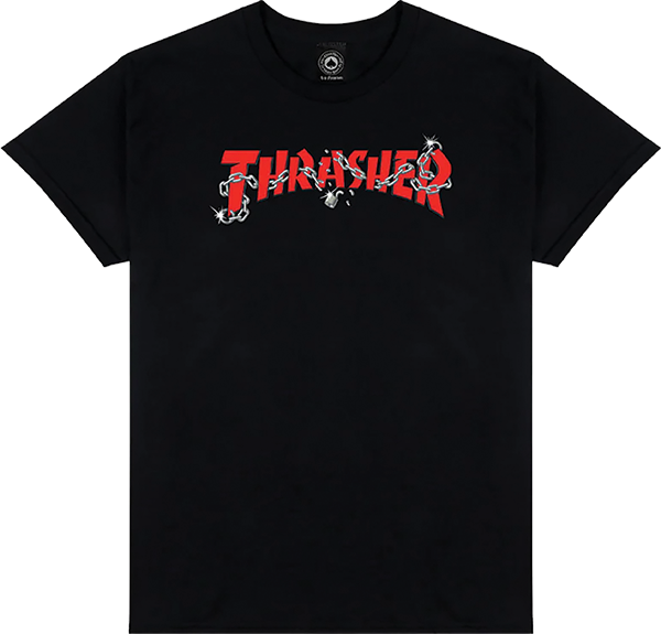 Thrasher - Daniel Shepard Chains Ss Xl-black - Skateboard Tshirt