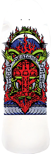 Dogtown - Oster Reissue Dk-10.3x30.7 Wht/blu Prl - Skateboard Deck