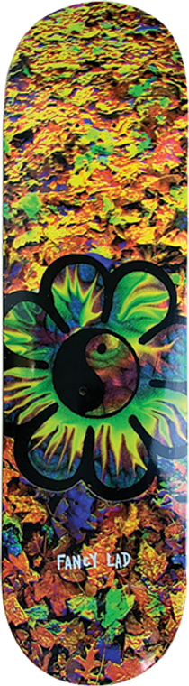 Fancy Lad - Lad Yin Yang Flower Leaves Deck-8.75 - Skateboard Deck