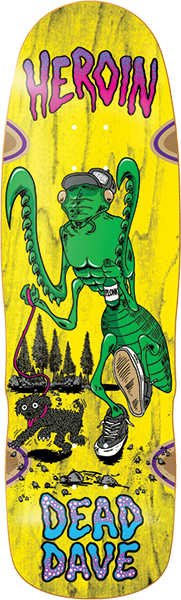 Heroin - Dead Dave Bug Deck-10.1x32 - Skateboard Deck