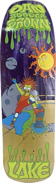 Lake - Dan Booger Brown Deck-9.3x32.75 - Skateboard Deck