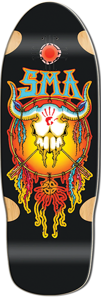 SMA - Humpston Series 3 Deck-10.1x30.2 Blk Formica - Skateboard Deck