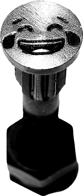 Screw City - City Hardware Set 1" Lol Black - Skateboard Hardware