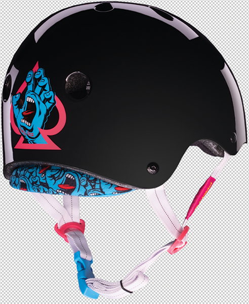 Pro Tec - Low Pro Helmet L/xl-santa Cruz Black - Skateboard Helmet