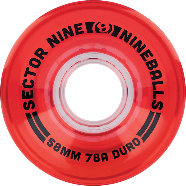Sector 9 - Nineballs 58mm 78a Watermelon - Skateboard Wheels (Set Of Four)