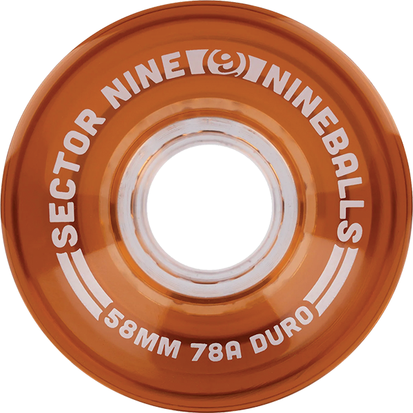 Sector 9 - Nineballs 58mm 78a Root Beer - Skateboard Wheels (Set Of Four)