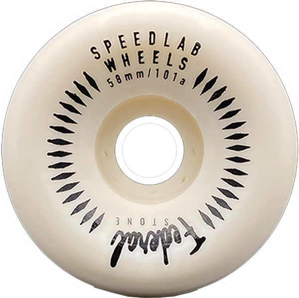 Speedlab - Federal Stone 56mm 101a White - Skateboard Wheels (Set Of Four)