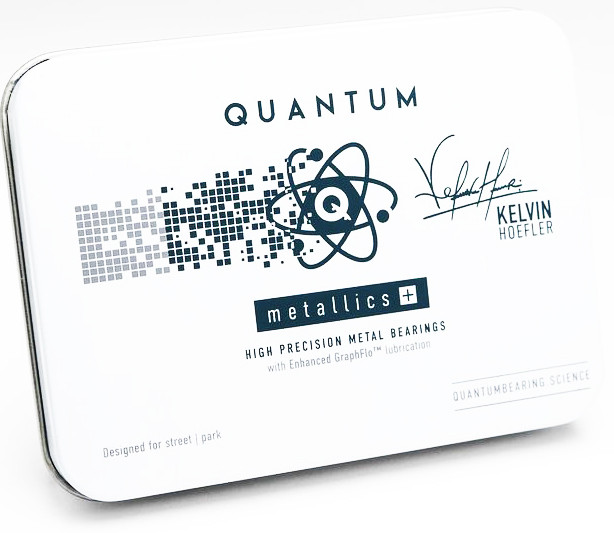 Quantum Bearing Science Kelvin Hoefler Signature Series Metallic + Bearing Kit - Skateboard Bearings