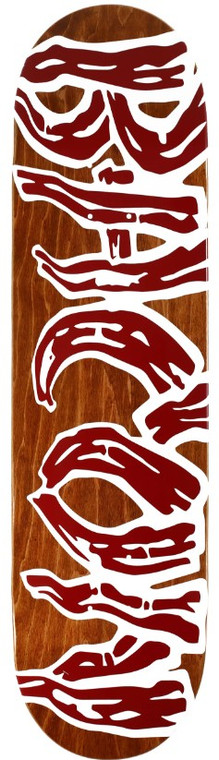 Bacon Team Logo Veneer Deck 10.00 - Skateboard Deck
