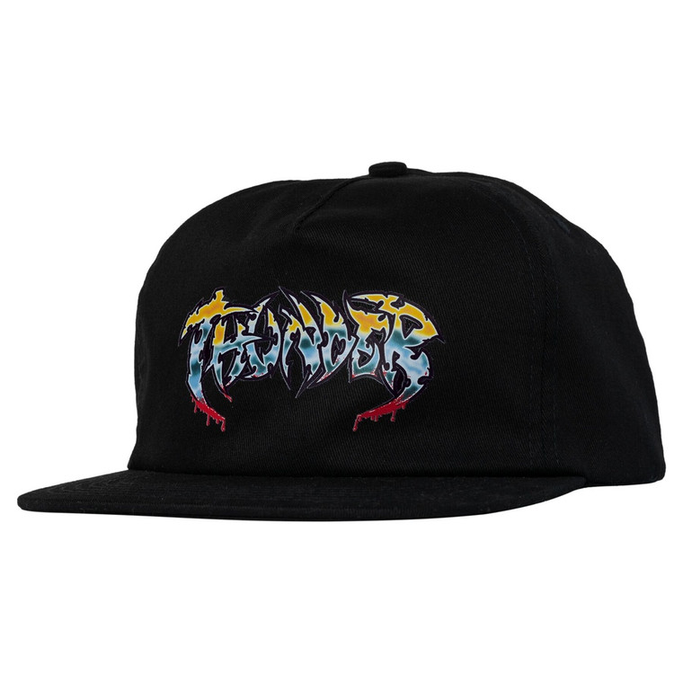 Thunder Severed Snapback Hat Black - Skateboard Hat