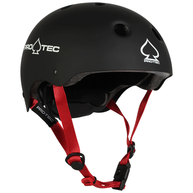Pro Tec Junior Classic Fit Certified Matte Black Youth M - Skateboard Helmet
