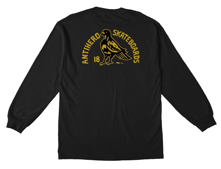 Anti-hero Rock Dove Fill Black/yellow Pocket Ls L