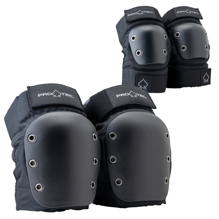 Pro Tec Street Knee/elbow Pad Set Black S - Skateboard Pads