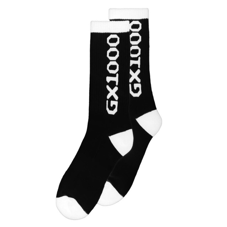 Gx1000 Og Logo Socks Black - Skateboard Socks