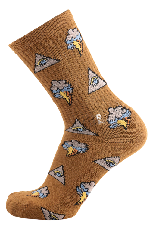 Psockadelic Eye Cloud Socks - Skateboard Socks