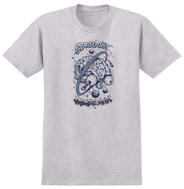 Anti-hero Grimple Stix Spaced Out Ashe Grey 4.5 Oz Ss M - Skateboard Tshirt