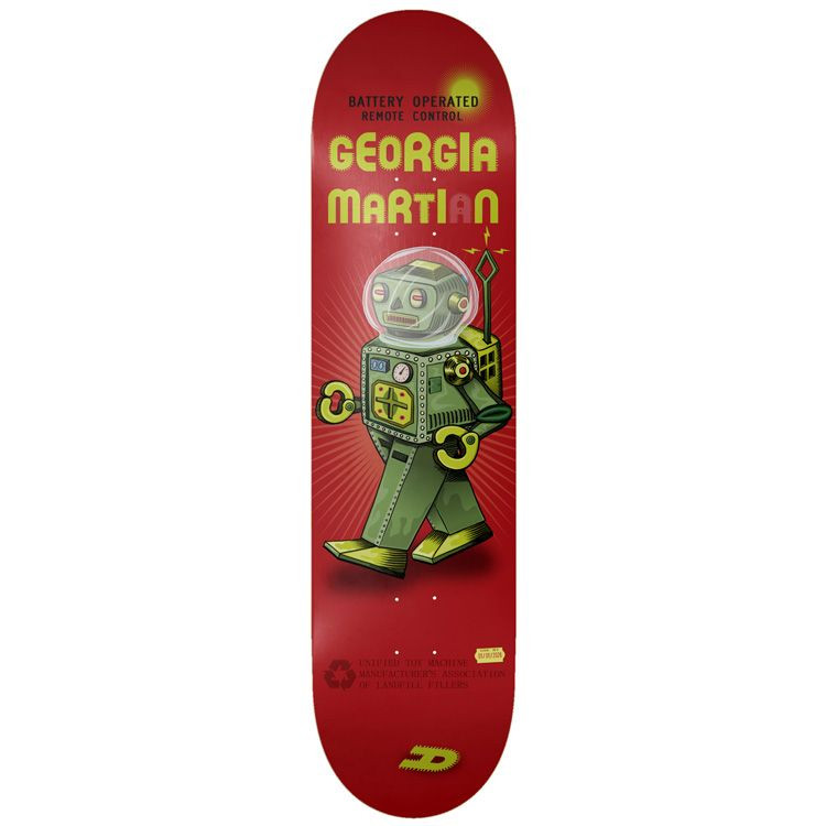 Toy Machine Georgia Martin Robot Deck 8.25 - Skateboard Deck