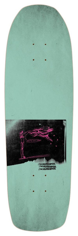 The Heated Wheel Team Bugs Be Gone Shaped Deck 9.5 - Skateboard Deck