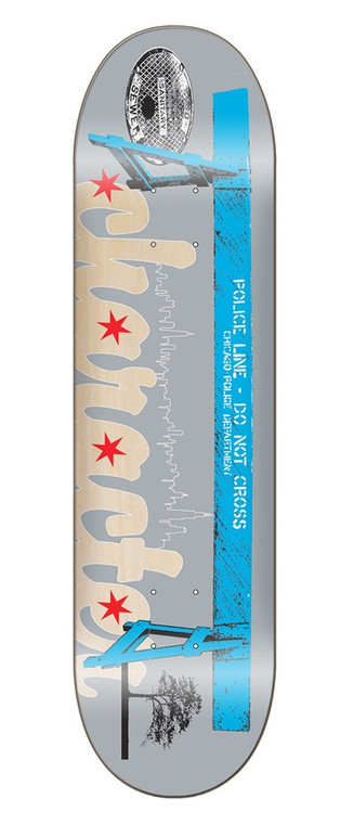 Character Team Chicago Baracade Deck 8.38 - Skateboard Deck