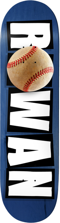 Baker Rowan Icon Zorilla No Hitter Deck 8.25 - Skateboard Deck