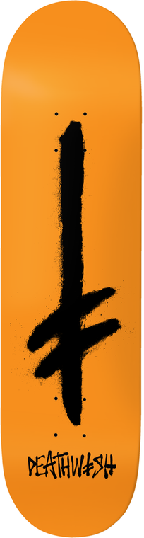 Deathwish Team Og Gangspray Orange/black Deck 8.125 - Skateboard Deck