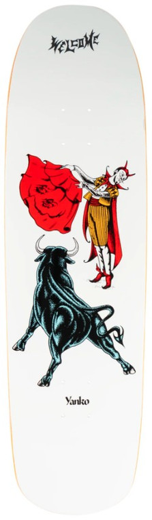 Welcome Jake Yanko Matador On Panther Shaped Deck 9.00 - Skateboard Deck