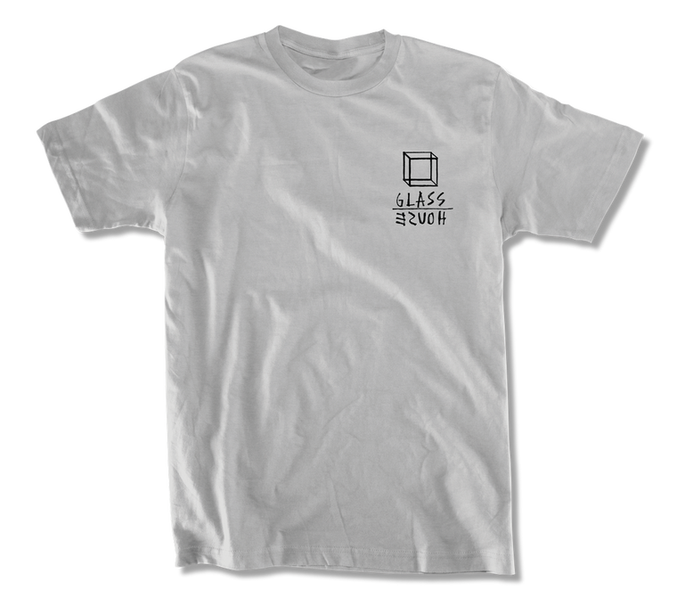 Glass House Abyss Charcoal Ss M - Skateboard Tshirt