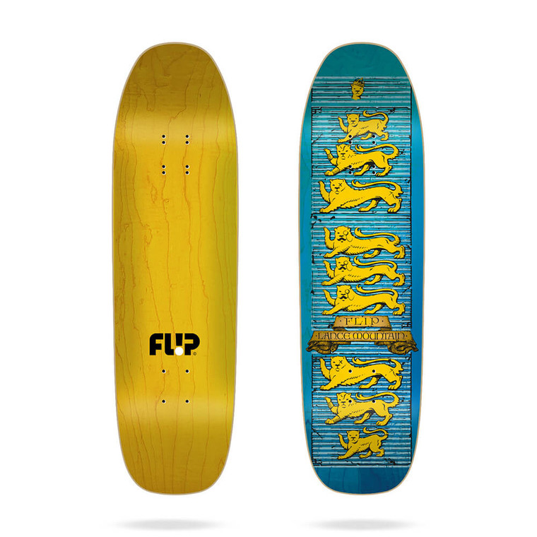 Flip Mountain Lions Blue Shaped Deck 9.0 - Skateboard Deck