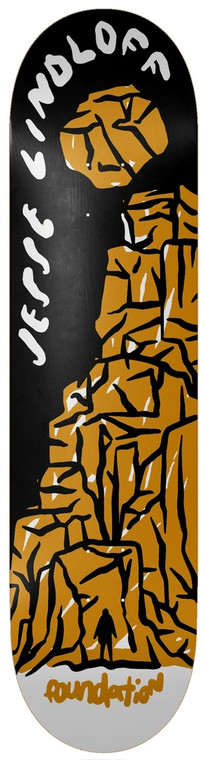 Foundation Jesse Lindloff Impending Doom Deck 8.25 - Skateboard Deck