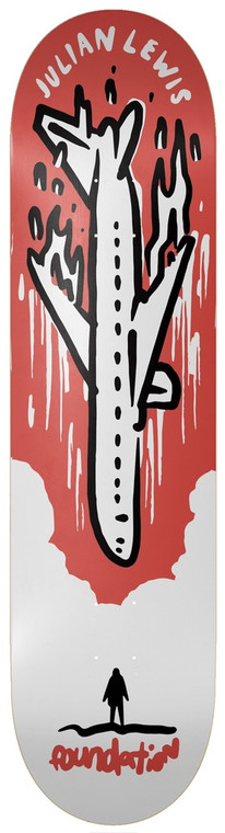 Foundation Julian Lewis Impending Doom Deck 8.13 - Skateboard Deck