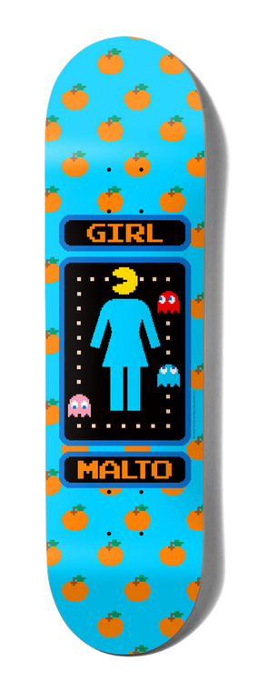 Girl Malto Pac-man Twin Tail Deck 8.5 - Skateboard Deck