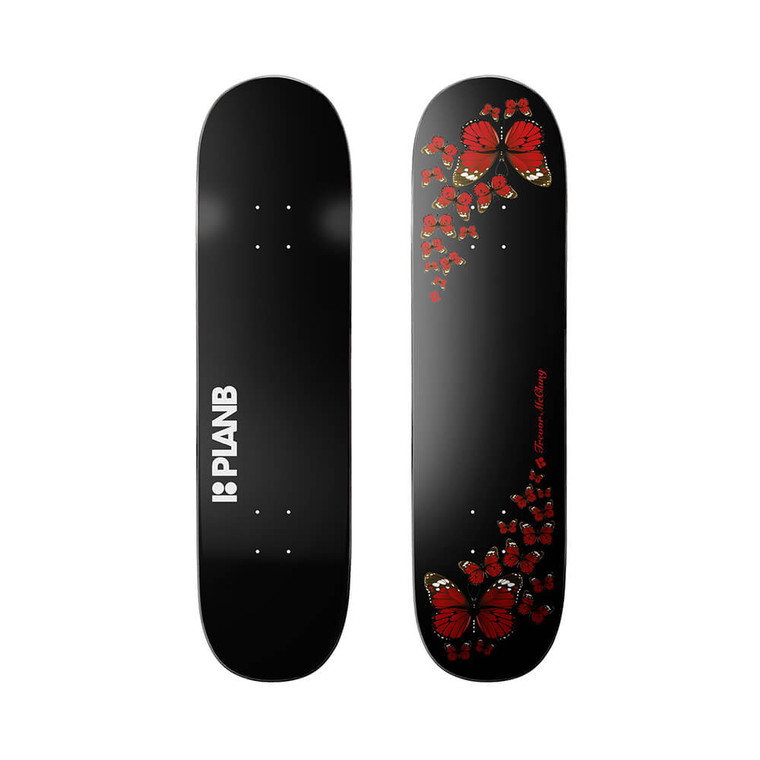 Plan B Mcclung Butterflies Twin Tip Deck 8.125 - Skateboard Deck