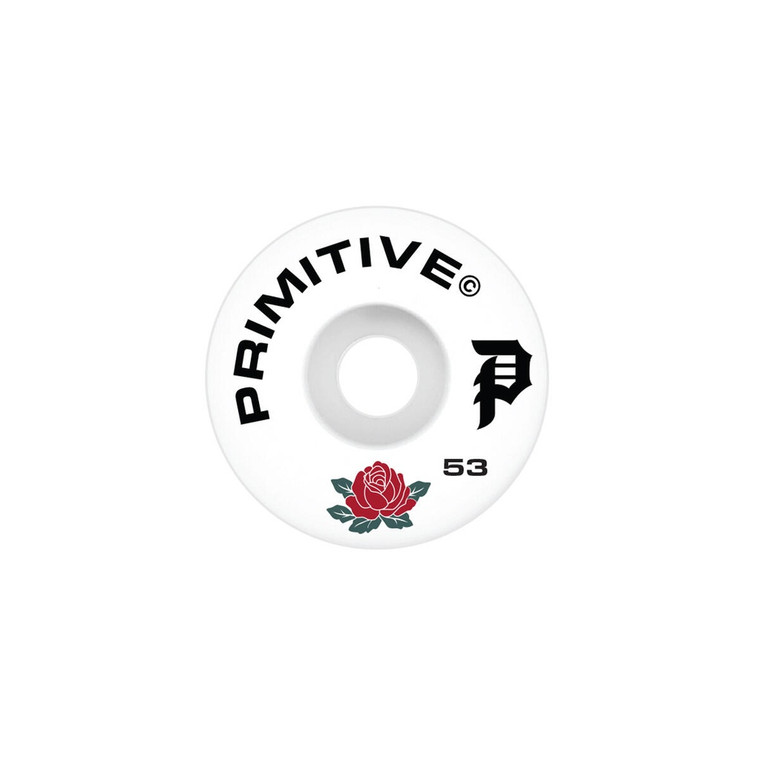 Primitive New Rose 51mm 101a (set Of 4) - Skateboard Wheels